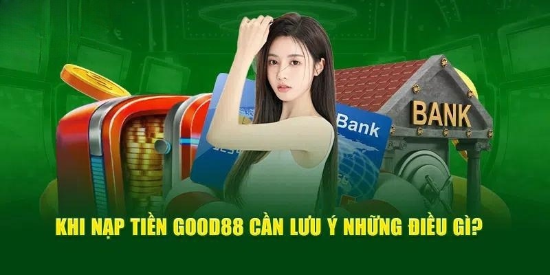 3 lưu ý nhất định phải biết khi thao tác nạp tiền Good88 online