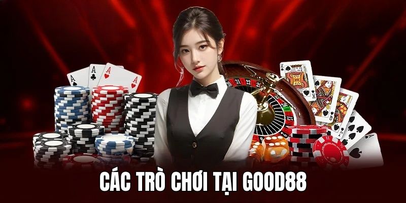 Có nhiều trò chơi được cung cấp bởi nhà cái Good88